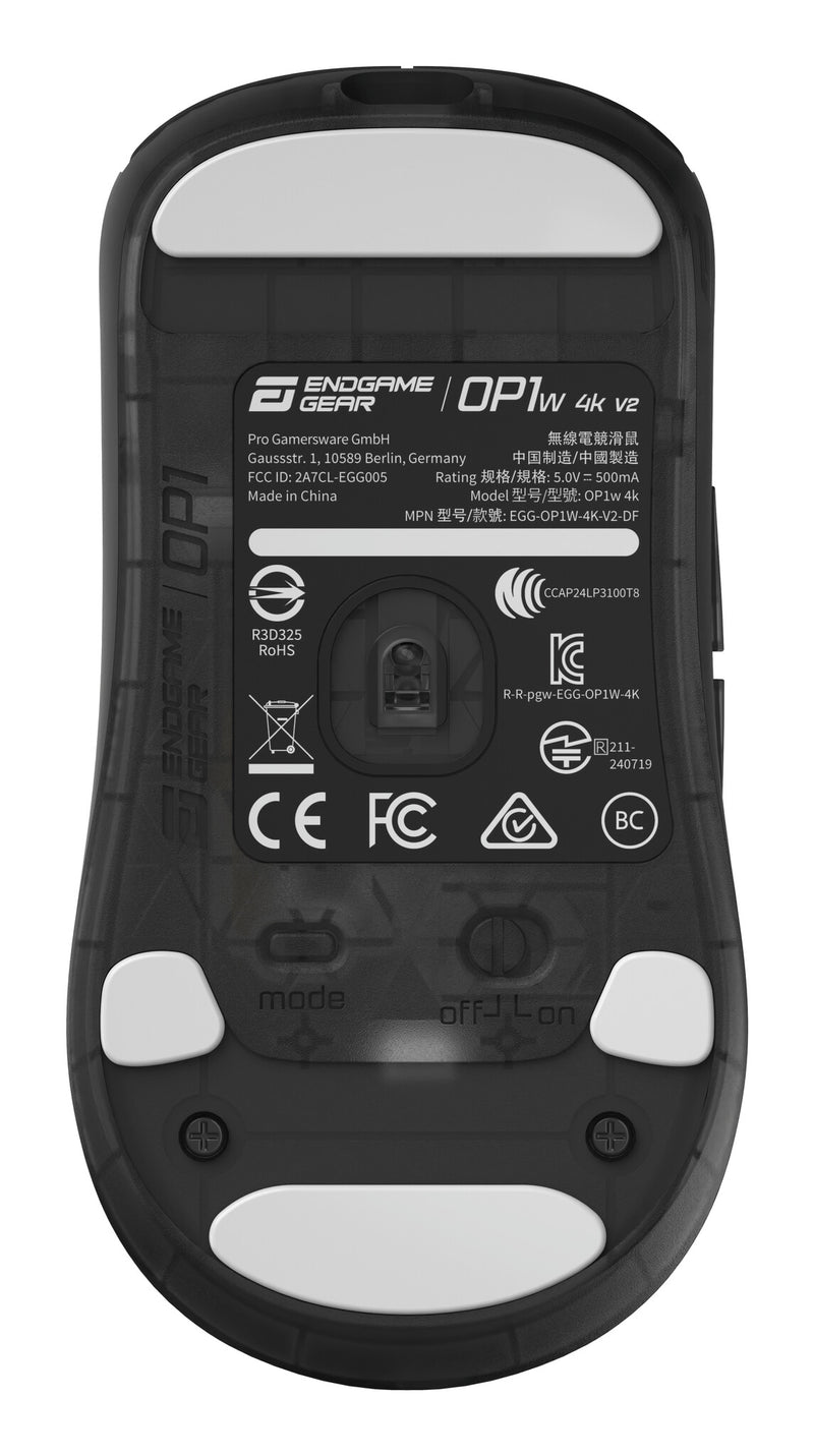 Endgame Gear OP1w 4k v2 USB Optical Gaming Mouse - Dark Frost