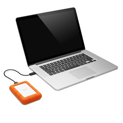 LaCie Rugged Mini external hard drive 1 TB 5400 RPM 2.5" Micro-USB B 3.2 Gen 1 (3.1 Gen 1) Orange, Silver - image 3