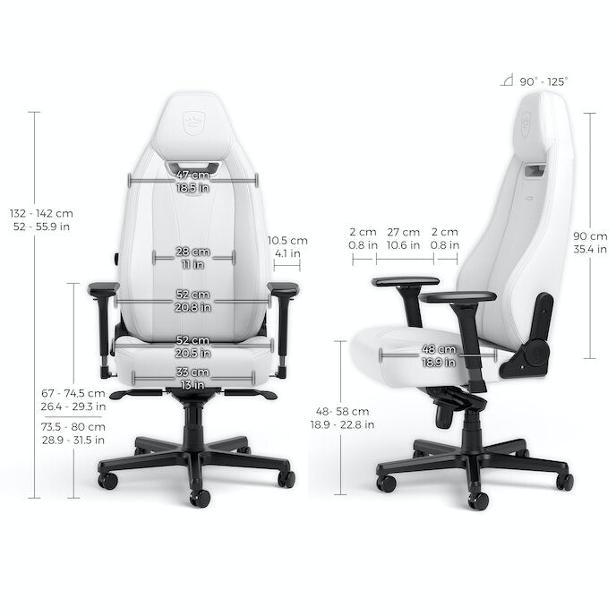 noblechairs LEGEND Gaming Chair White Edition – High-tech PU Leather - image 6