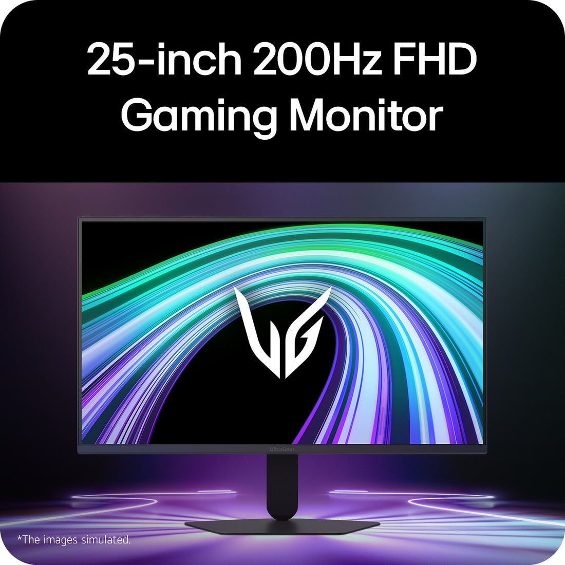 LG UltraGear G5 25G523B-B, 25" Full-HD IPS, 200Hz, 1ms Gaming Monitor - image 2