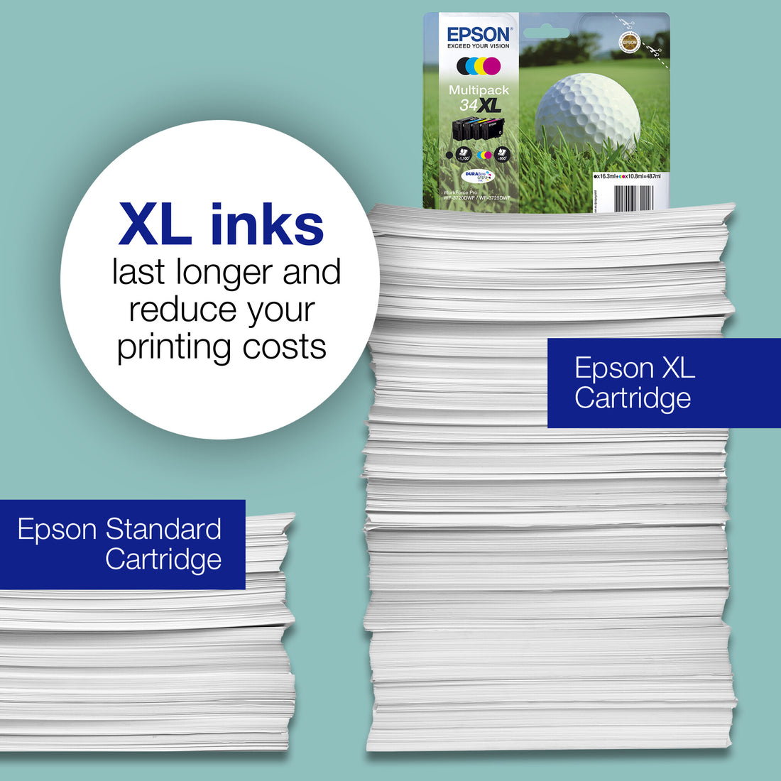 Epson Golf ball 34 DURABrite Ultra Single Yellow Ink - image 6