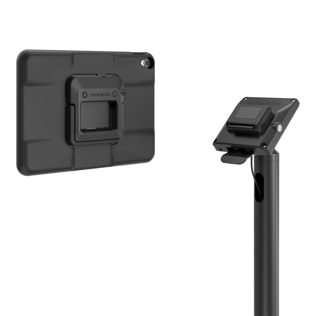 Compulocks iPad 10th-11th (A16) Gen, Mount with Cable-free Charging Swift Floor Stand - Black - image 2
