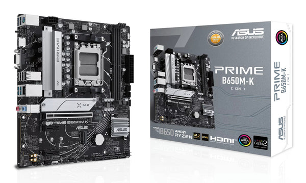 ASUS PRIME B650M-K AMD B650 Socket AM5 micro ATX