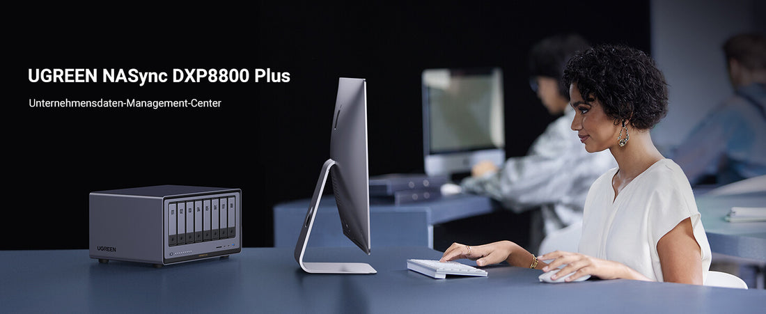 Ugreen NASync DXP8800 Plus NAS Desktop Intel Core i5 i5-1235U 8 GB DDR5 0 TB UGOS Pro Black - image 2