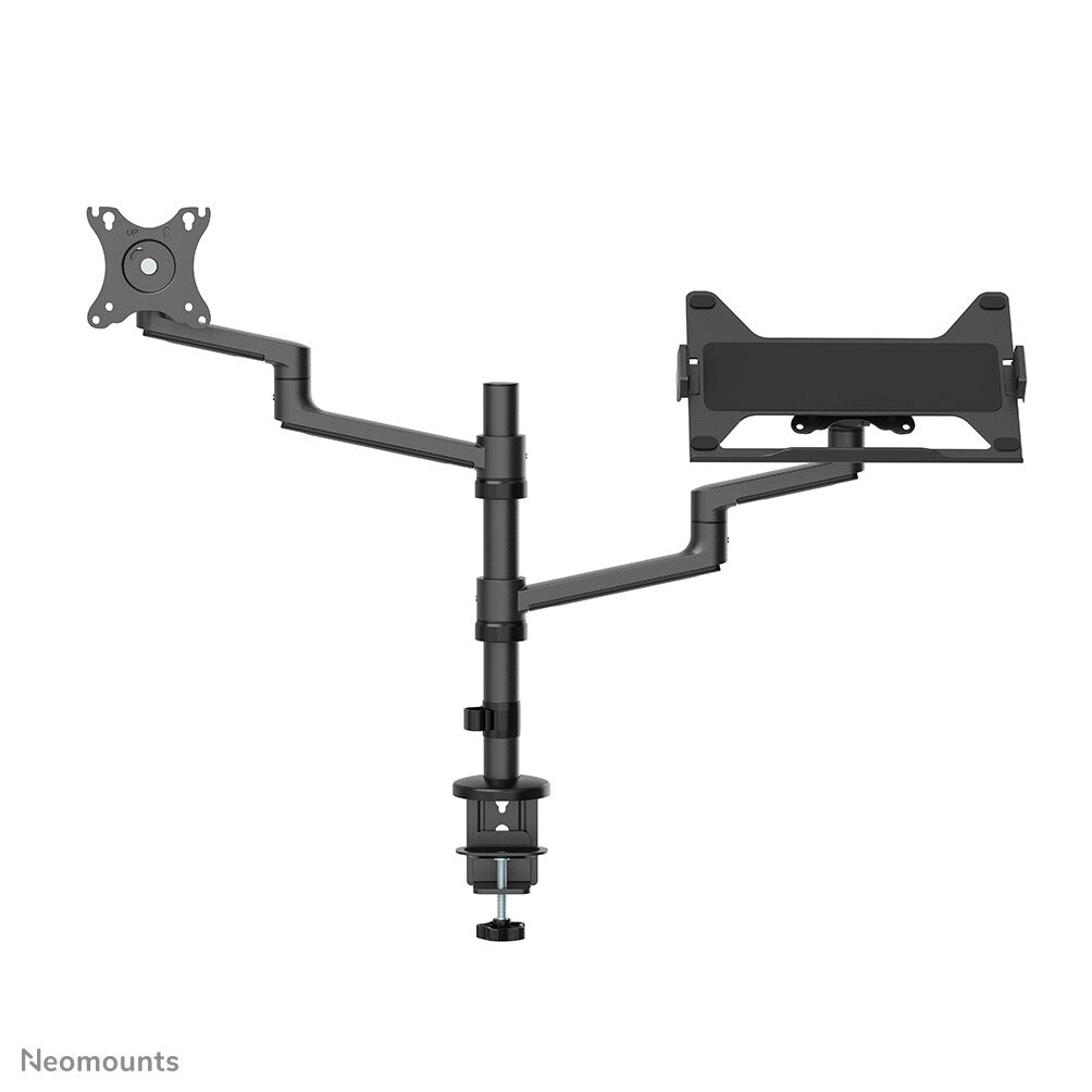 Neomounts DS20-425BL2 Monitor arm with laptop holder 17-27" - space saving - image 3
