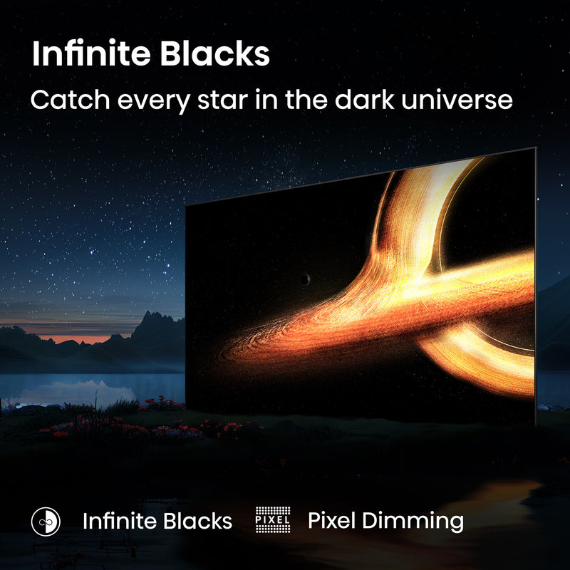 Hisense 55" A85QTUK OLED Smart AI TV with Freely