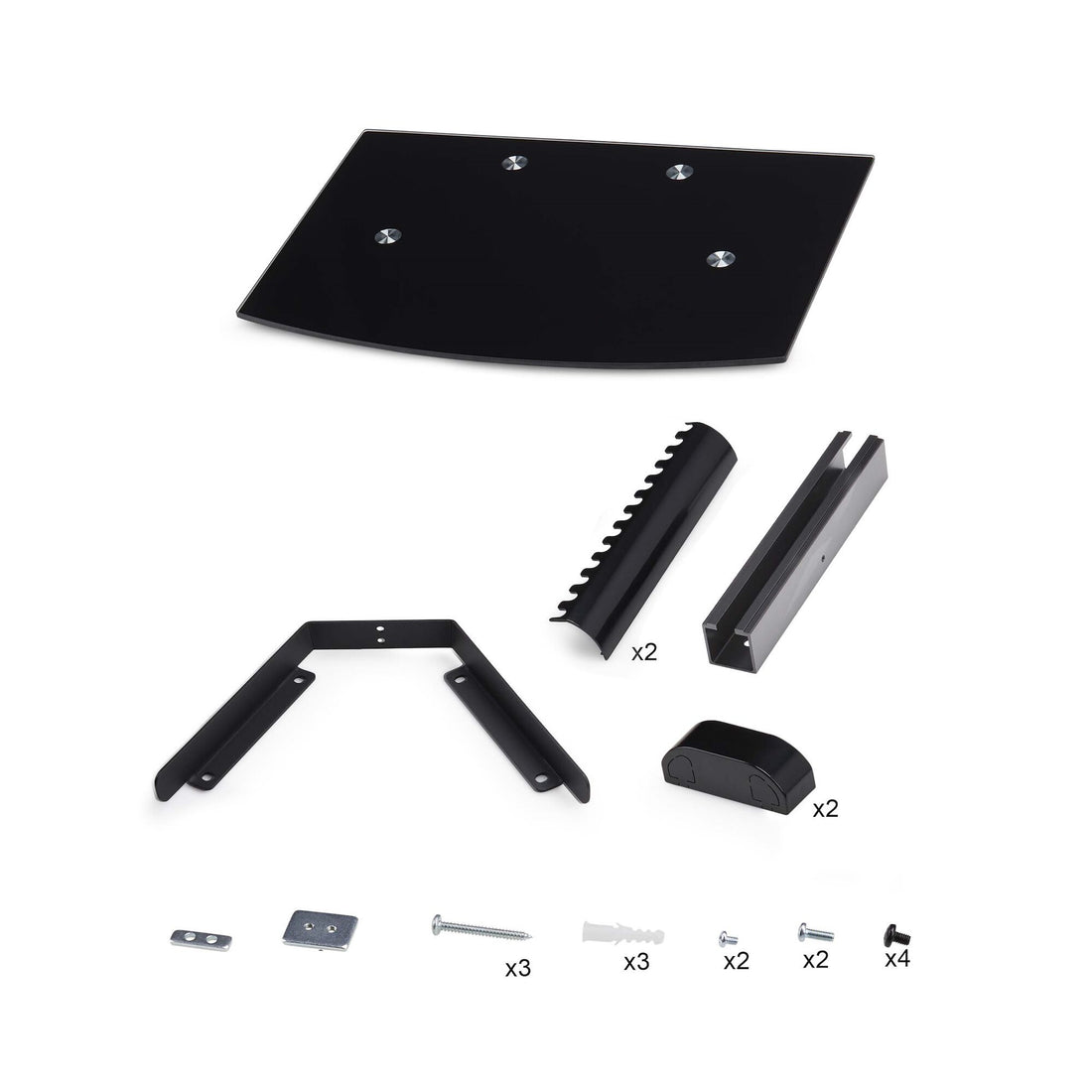 StarTech.com Floating Wall-Mounted AV Shelf, Adjustable Height Shelf For Under TV, Organize A/V Equipment On - image 10