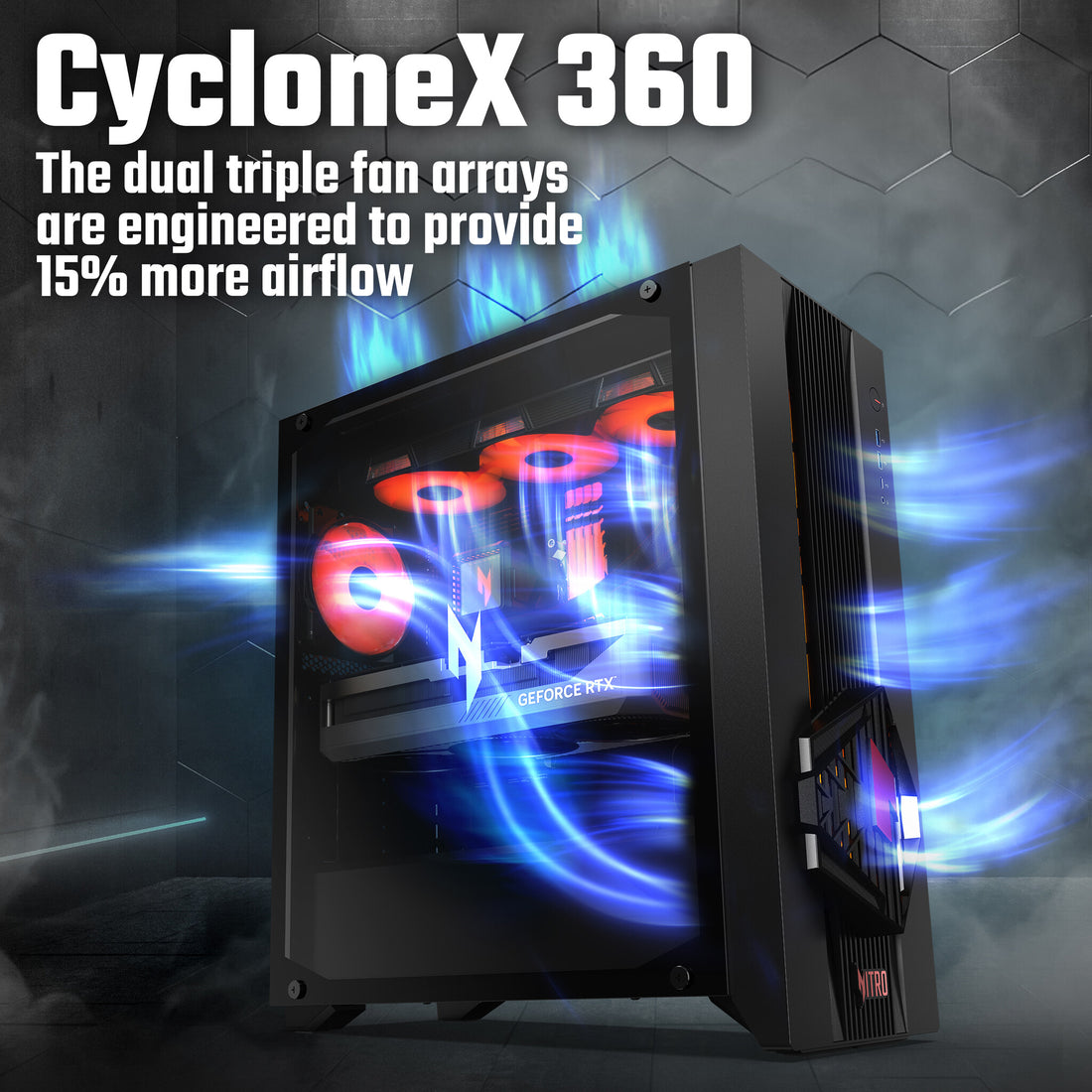Acer NITRO 70 N70X3D-100 - AMD Ryzen 7 9800X3D CPU, RTX 5080 GPU, 32GB, 2TB SSD, Gaming Desktop - image 8