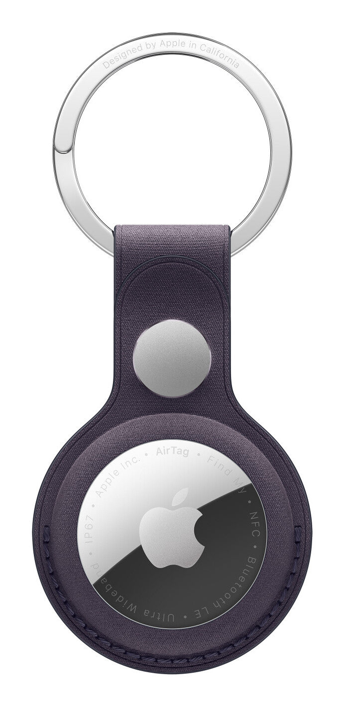 Apple AirTag FineWoven Key Ring – Midnight Purple