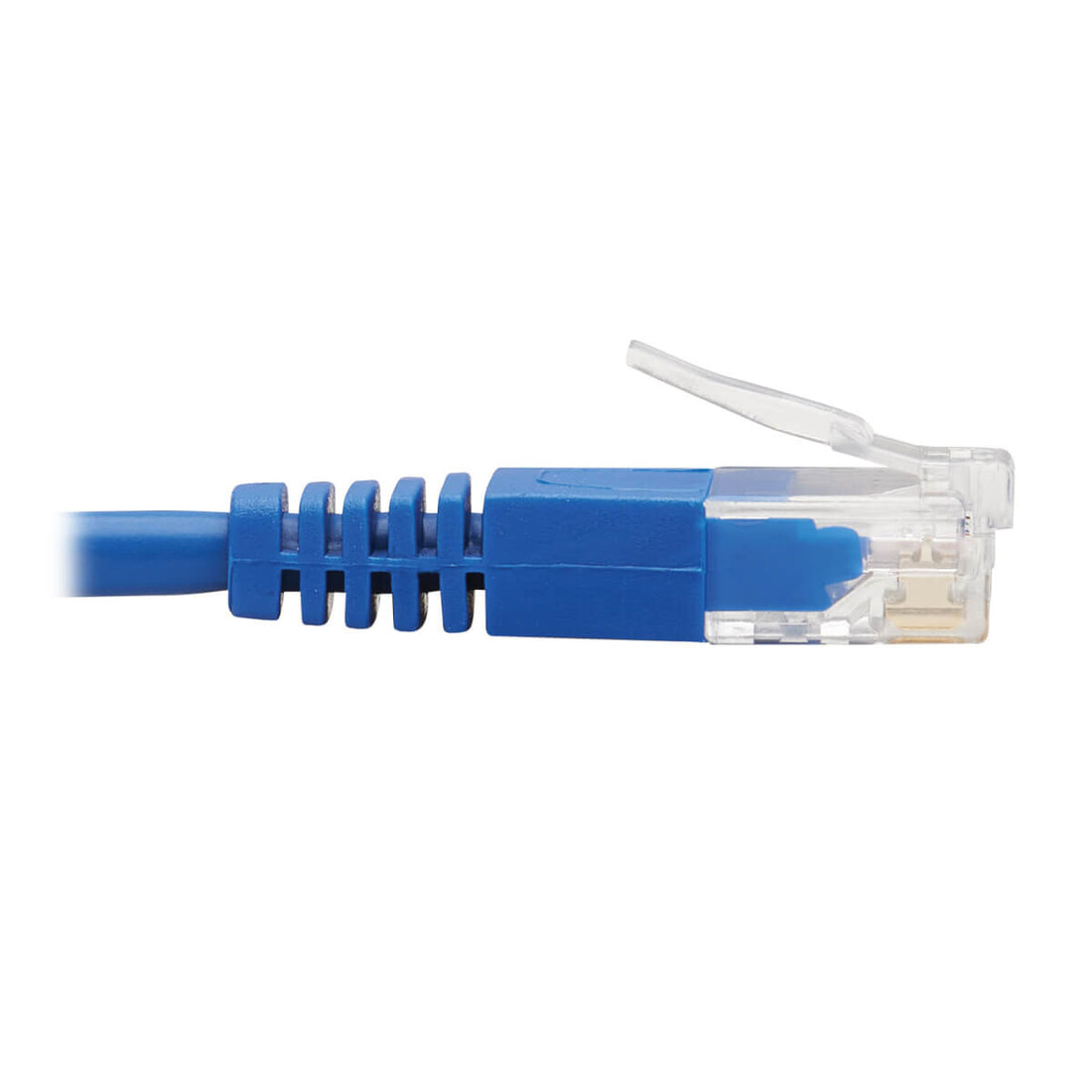 Tripp Lite N204-S07-BL-LA Left-Angle Cat6 Gigabit Molded Slim UTP Ethernet Cable (RJ45 Left-Angle M to RJ45 M), Blue, 7 ft. (2.13 m)