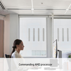 HP ProDesk 405 G8 AMD Ryzen™ 5 5600GE 8 GB DDR4-SDRAM 256 GB SSD Windows 11 Pro Mini PC Black