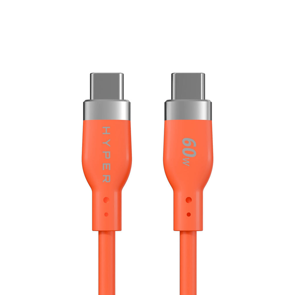 Targus HyperJuice Flex USB cable USB 2.0 1.5 m USB C 0.48 Gbit/s 60 W Orange