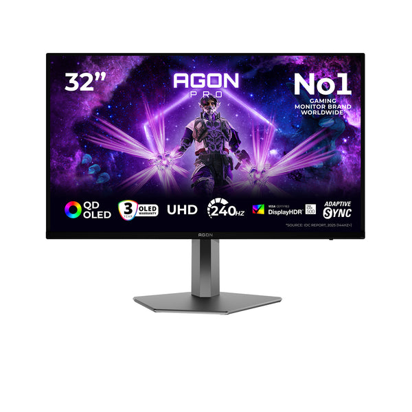 AOC AGON PRO 31.5" 4K UHD 240Hz OLED Monitor (AG326UZD2)