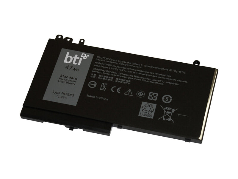 BTI Replacement Battery for Latitude E5270 E5470 E5570 replacing OEM part number(s) NGGX5 11.4V 4122mAh