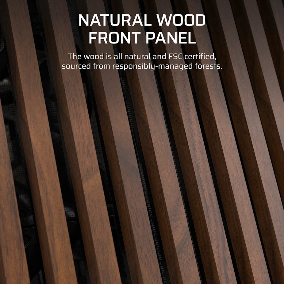 Corsair FRAME 5000D WOOD RS Midi Tower Black, Walnut - image 5