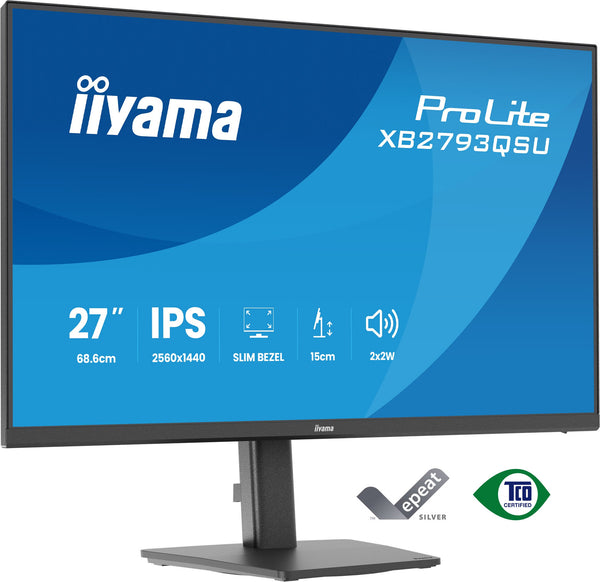 iiyama ProLite 27" QHD Monitor (XB2793QSU-B1)