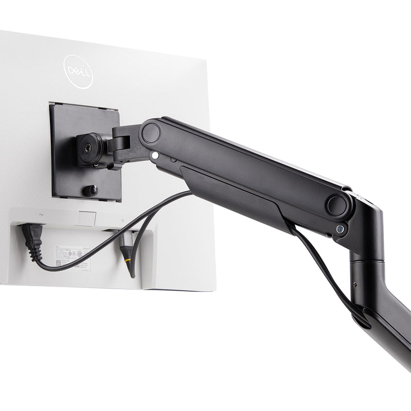 StarTech.com Monitor Desk Mount for up to 49in 32:9 Ultrawide Curved Screens, Mechanical Spring Arm, C-Clamp/Grommet, Tool-Less Adjustment, Max 44lb/20kg