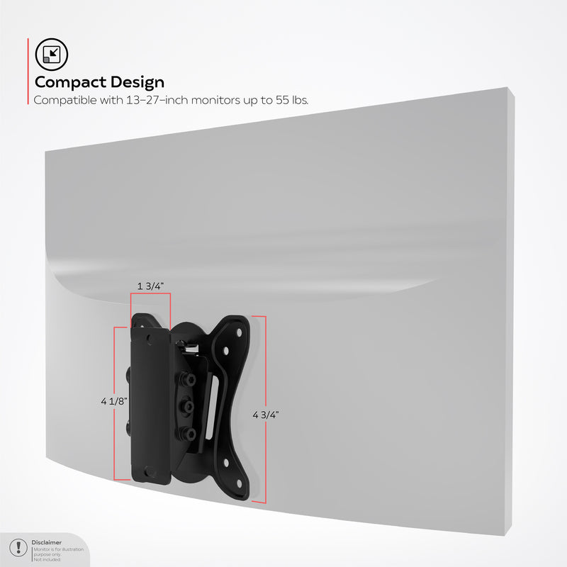 CTA Digital Slim VESA Wall Mount For Monitors