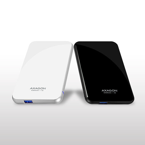 Axagon EE25-S6 storage drive enclosure HDD/SSD enclosure White 2.5"