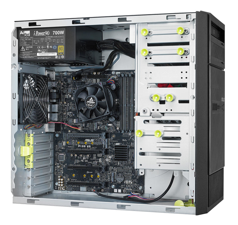 ASUS ESC500 G4 Intel® Core™ i5 i5-7500 8 GB DDR4-SDRAM 256 GB SSD Tower Workstation Black