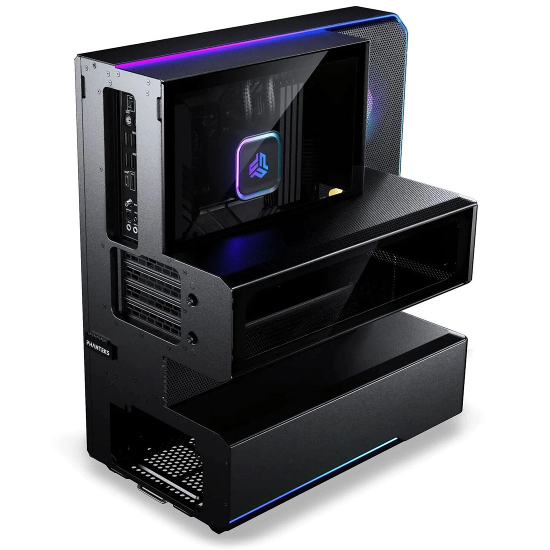 Phanteks EX5 PLUS Mid Tower Chamber Case with 360 AIO - Satin Black