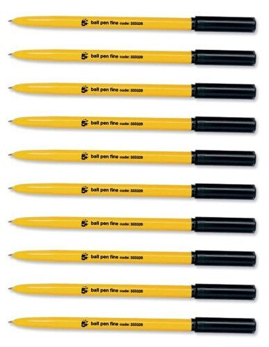 5Star 333328 rollerball pen Stick pen Black 50