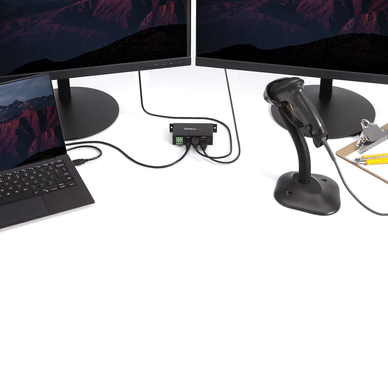 StarTech.com Mountable 4 Port Rugged Industrial USB Hub