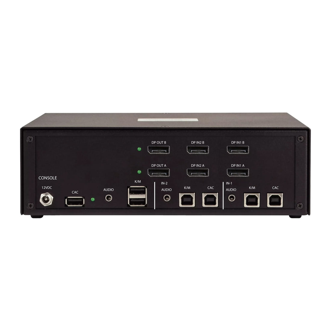 StarTech.com Secure 2-Port Dual-Monitor KVM Switch, DisplayPort, 4K 60Hz, NIAP 4.0 Desktop KVM, CAC, Metal - image 2