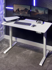 X Rocker Ascend Height Adjustable Desk - White