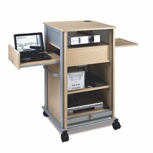 Kindermann 5310MWE201 multimedia cart/stand Maple colour Universal Multimedia trolley