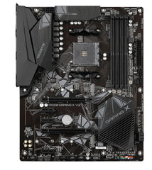 GIGABYTE B550 Gaming X V2 Motherboard - AMD Ryzen 5000 CPUs, 10+3 Phases VRM, up to 4733MHz DDR4, 1xPCIe 4.0 + 1xPCIe 3.0 M.2, 1GbE LAN, USB 3.2 Gen 2