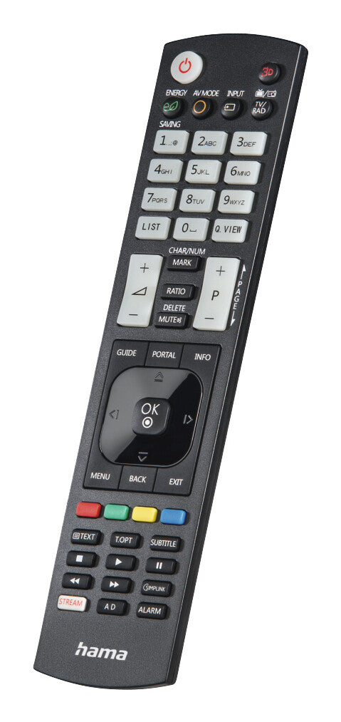 Hama 00221061 remote control IR Wireless TV Press buttons