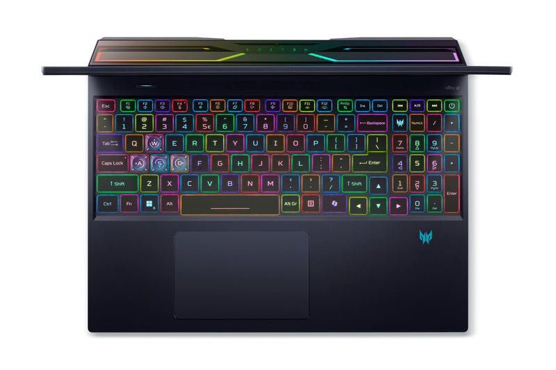 Acer Predator PH16-72-98EW Intel® Core™ i9 i9-14900HX Laptop 40.6 cm (16") WQXGA 16 GB DDR5-SDRAM 1 TB SSD NVIDIA GeForce RTX 4080 Wi-Fi 7 (802.11be) Windows 11 Home Black