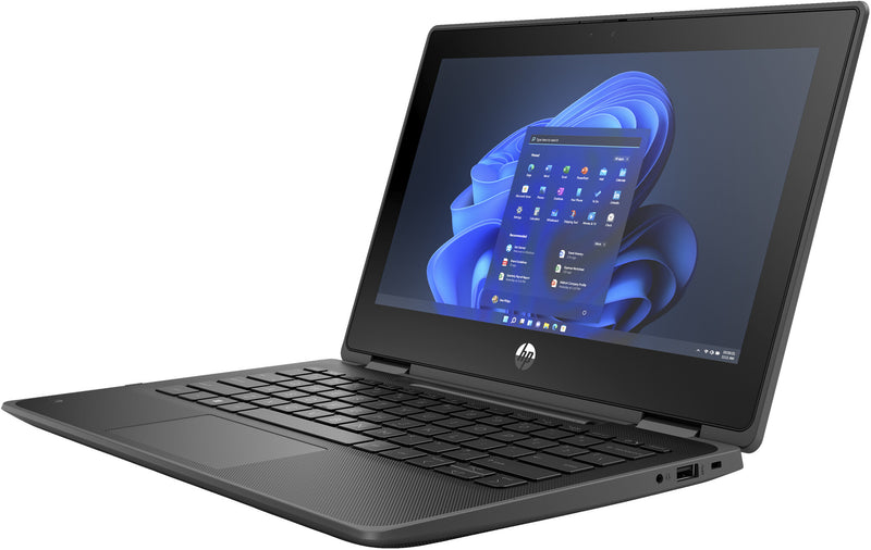 HP ProBook x360 Fortis 11 inch G9 Intel® Celeron® N5100 Hybrid (2-in-1) 29.5 cm (11.6") Touchscreen HD 8 GB DDR4-SDRAM 128 GB SSD Wi-Fi 5 (802.11ac) Windows 11 SE Education Black