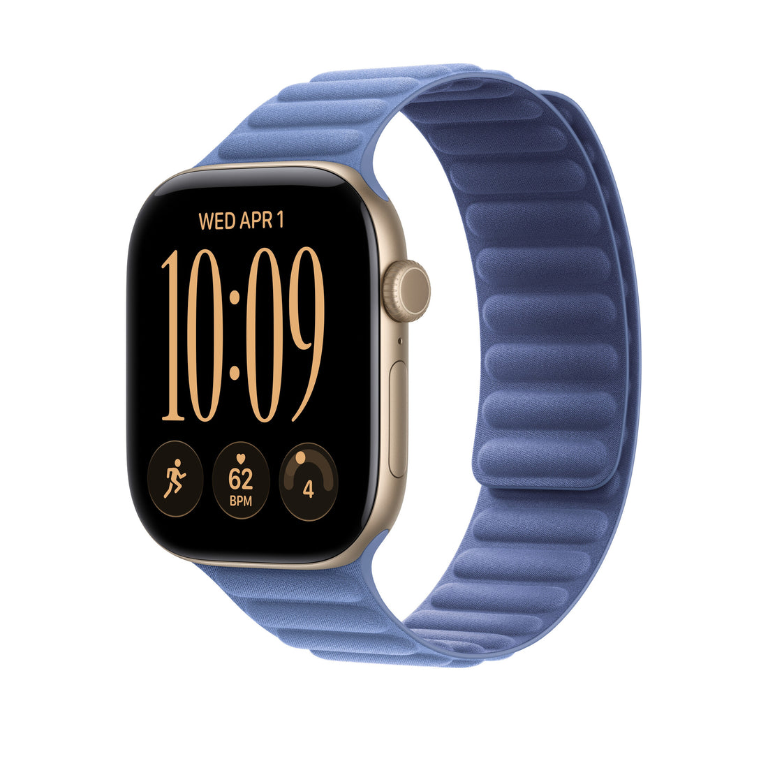 Apple 46mm Wildflower Blue Magnetic Link - S/M - image 2