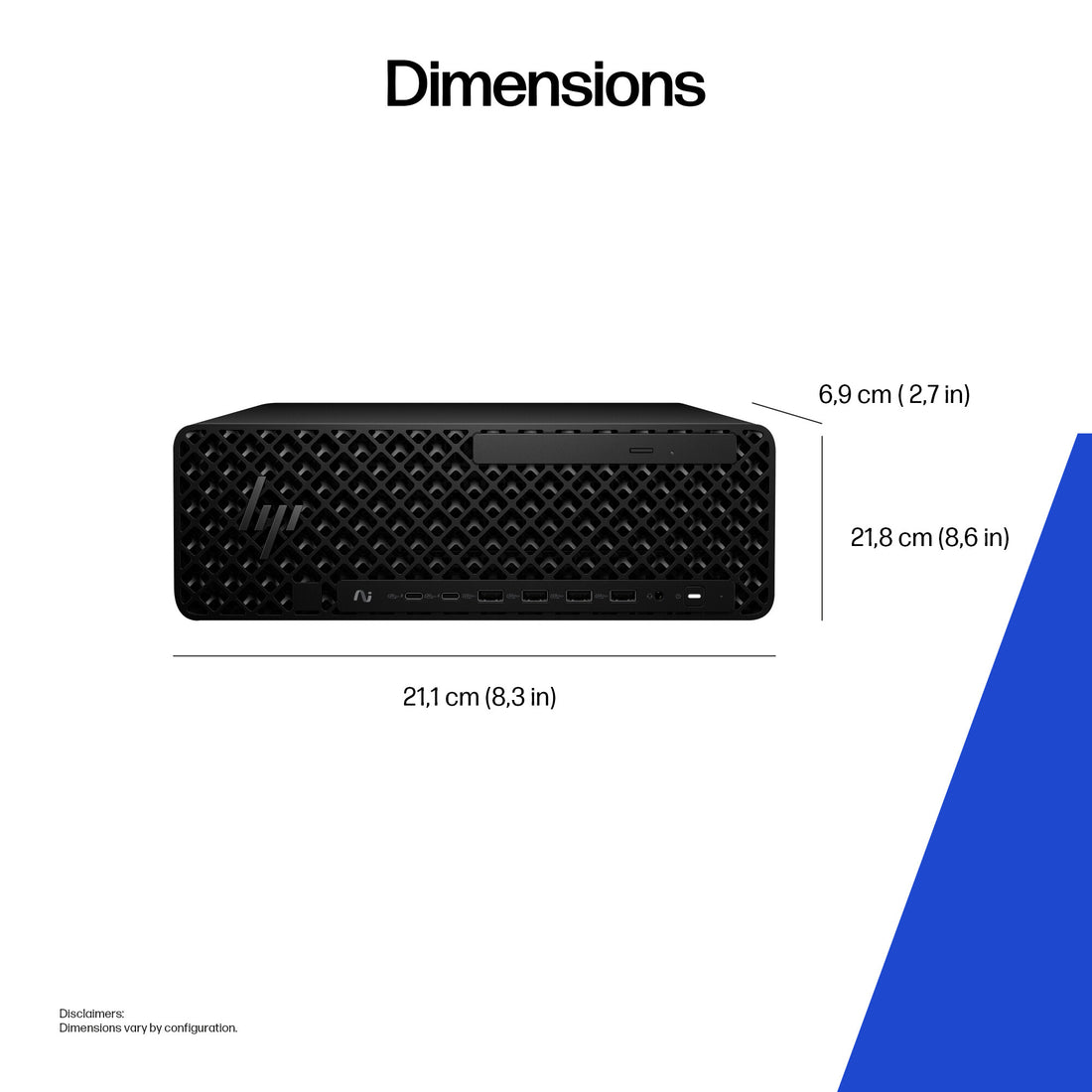 HP E66PKEA PC/workstation 265 32 GB DDR5-SDRAM 1 TB SSD Windows 11 Pro SFF AI Workstation, AI PC Black - image 3