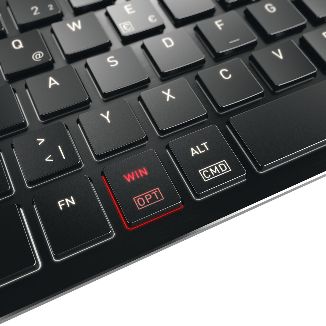 CHERRY KW X ULP 2.0 MINI keyboard Home/Office USB + RF Wireless + Bluetooth QWERTZ German Black - image 6