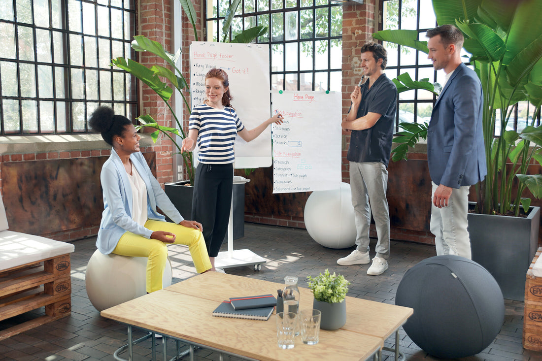 Nobo Move & Meet Mobile Magnetic Flipchart Easel 680x1040mm - image 9