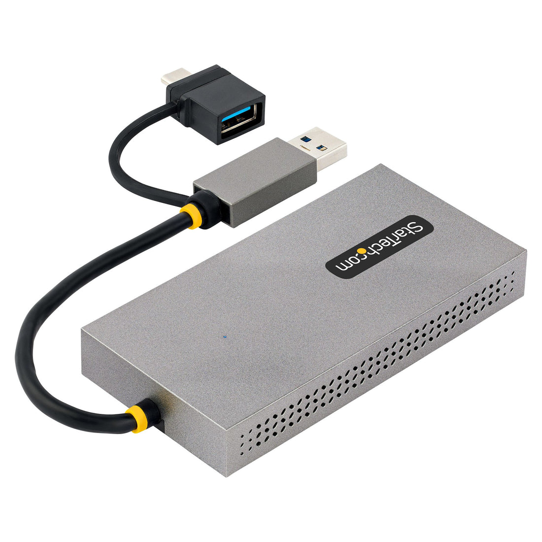 StarTech.com USB to Dual HDMI Adapter, USB A/C to 2x HDMI Displays (1x 4K30Hz, 1x 1080p), Integrated USB-A to - image 2