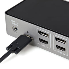 StarTech.com USB-C & USB-A Dock - Hybrid Universal Triple Monitor Laptop Docking Station DisplayPort & HDMI 4K 60Hz - 85W Power Delivery, 6x USB Hub, GbE, Audio - USB 3.1 Gen 2 10Gbps - TAA