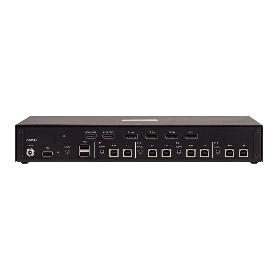 StarTech.com Secure 4-Port Dual-Monitor KVM Switch, 1x DisplayPort In to 2x HDMI Out, 4K 60Hz, NIAP 4.0 - image 2