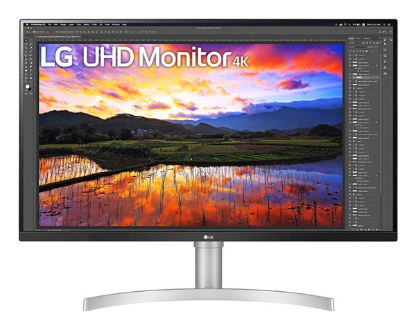 LG 32" 4K UHD Monitor, White (32UN650K-W)