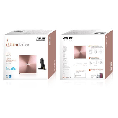 ASUS SDRW-08U5S-U optical disc drive DVD Super Multi DL Pink - image 2