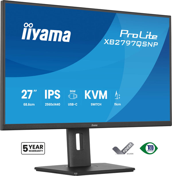 iiyama ProLite 27" QHD Monitor (XB2797QSNP-B1)