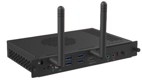Avocor i7 OPS PC Gen11 16GB RAM 256GB Intel Core i7 i7-1165G7 DDR4-SDRAM SSD Windows 11 Pro Mini PC Black