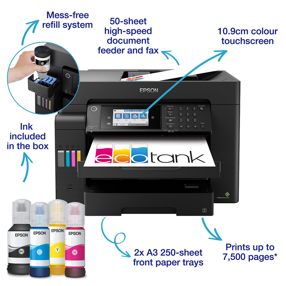 Epson EcoTank ET-16605 Inkjet A3 4800 x 2400 DPI 32 ppm Wi-Fi