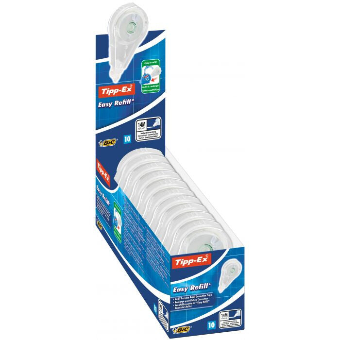 TIPP-EX ECOlutions Retractable mechanism Transparent, White 10
