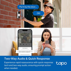 TP-Link Tapo D210 video intercom system 3 MP Black, White