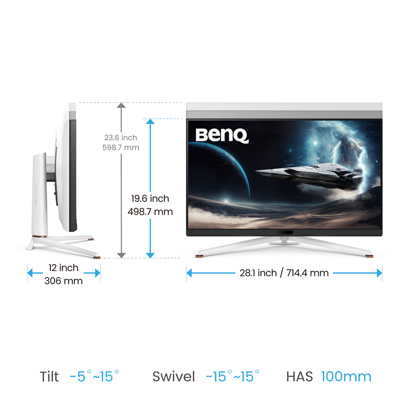 BenQ MOBIUSZ EX321UX 31.5" 4K UHD 144Hz Gaming Monitor