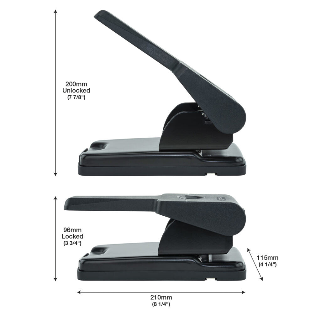 Rapesco 1631 hole punch 63 sheets Black - image 2